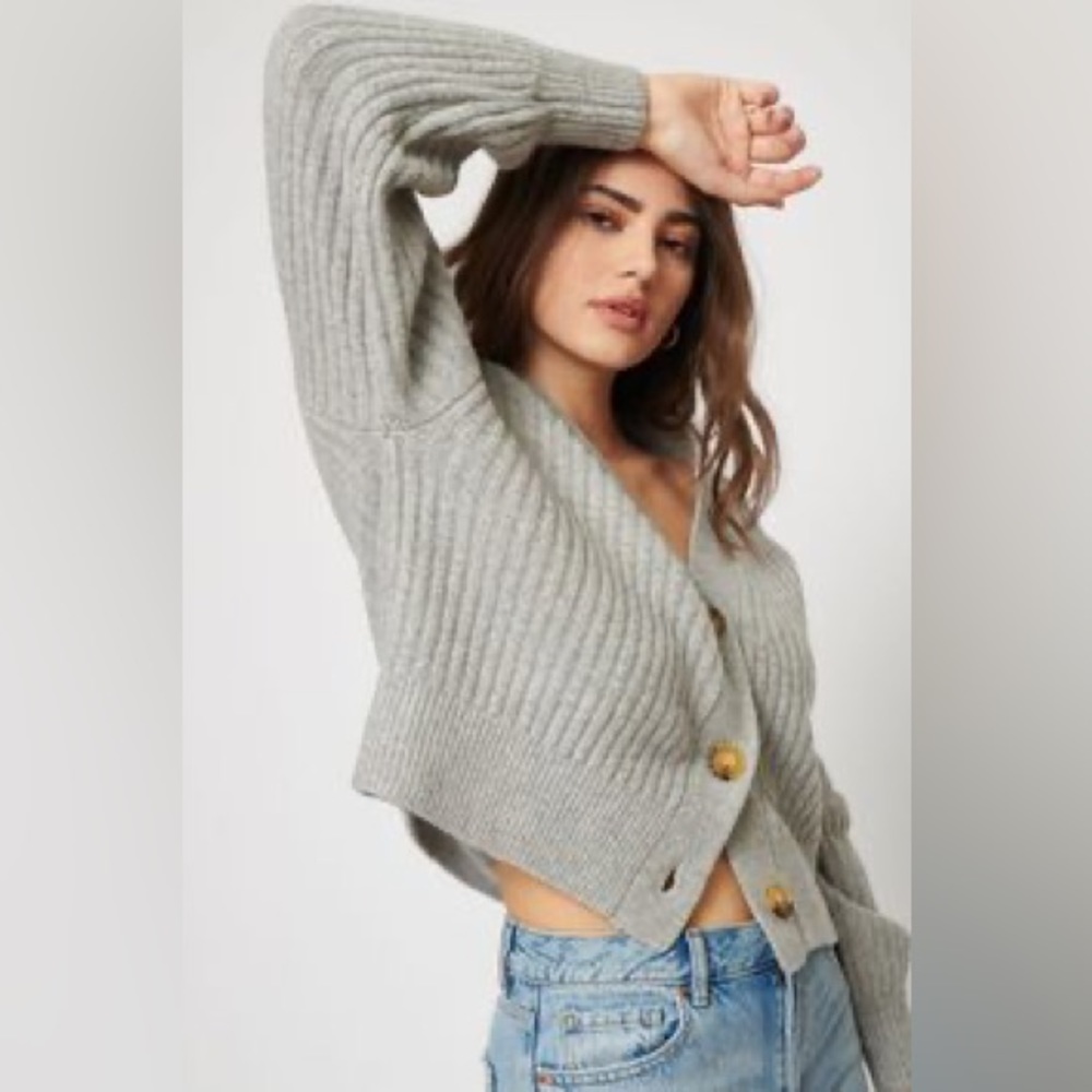 Dynamite Ribbed Knit Cardigan